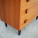 Commode danoise en teck, années 1960
