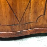 Curved notch in louis xv period marquetry stamped j.b galet