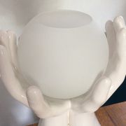 40cm ceramic hands lamp