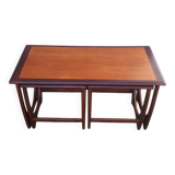 Vintage 1960s Scandinavian teak nesting tables with g plan