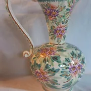Vintage cracked earthenware pitcher by André Bayer – Years
