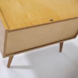 Mini Sideboard with Inlays Cabinet 1960s