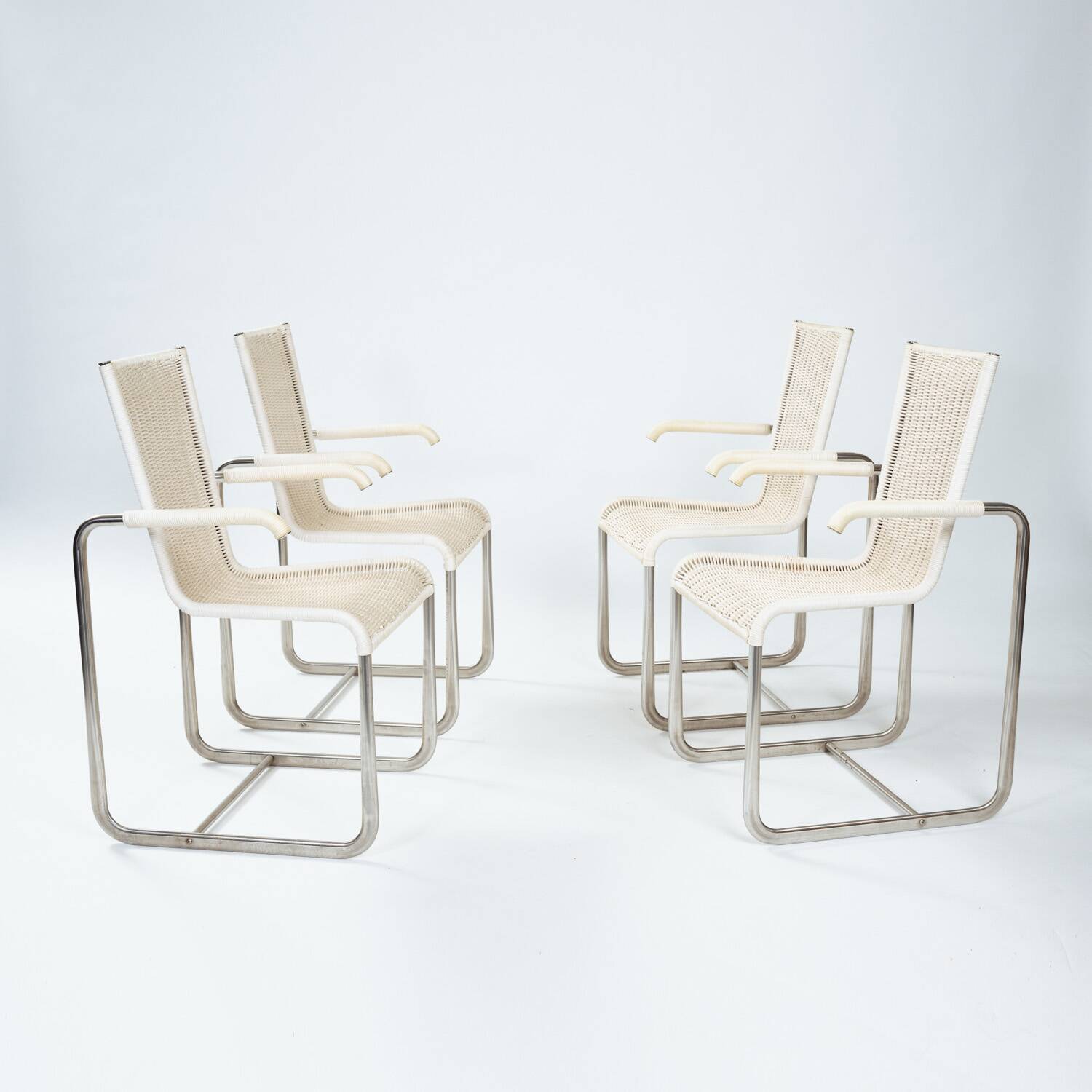 4 Chaises Tecta D25 Bauhaus de Stefan Wewerka