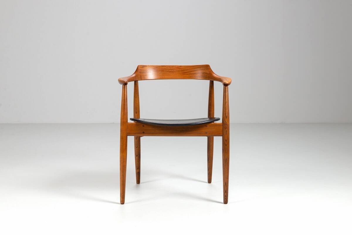 Arne Wahl Iversen “ST-750” armchair Niels Eilersen Denmark 1959