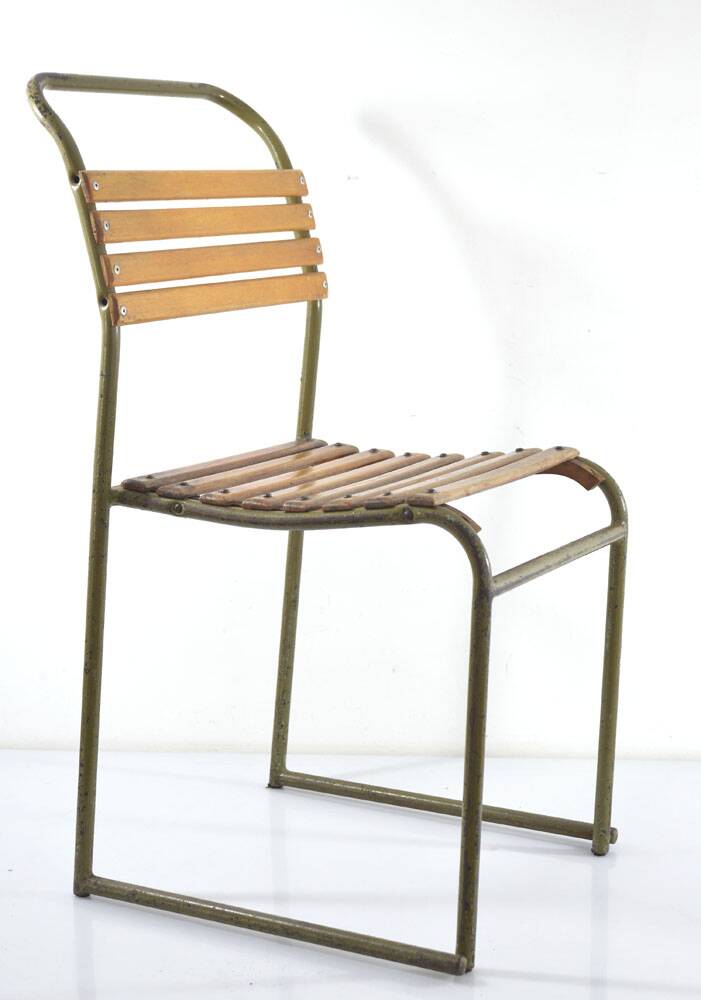 Vintage Patio / Veranda Chairs – Boijmans Museum, Rotterdam (11 Available)