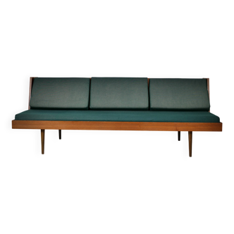 Mid-Century Daybed Teak Sofa Vintage Couch 1960s Sleeper Sofa