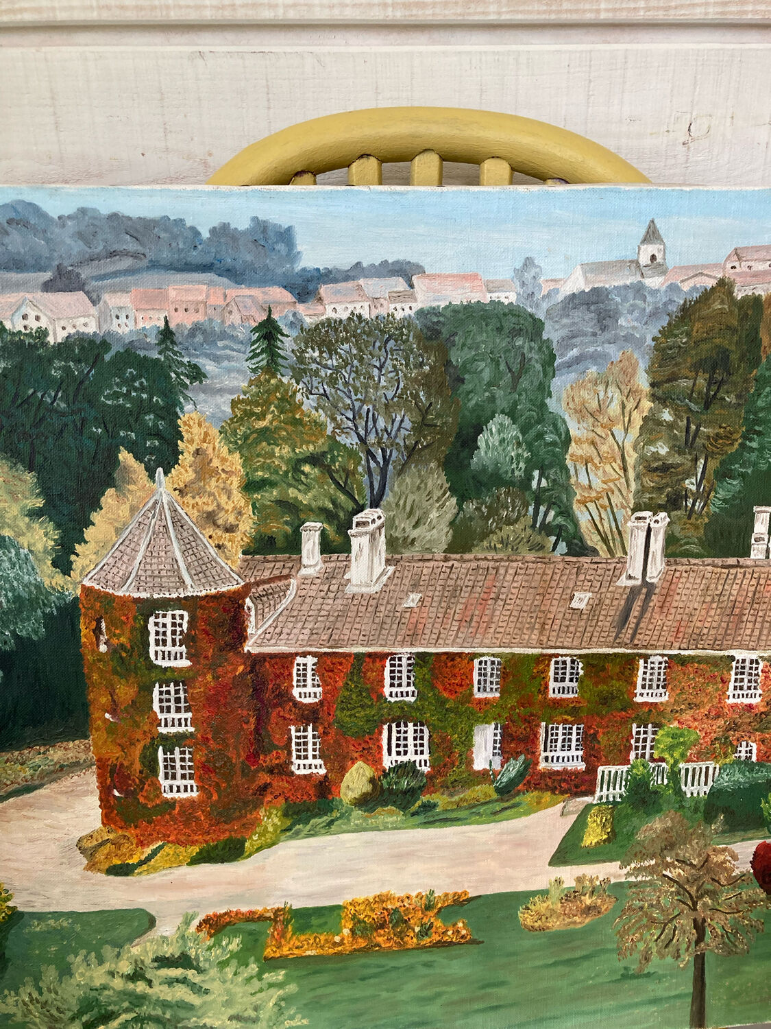 Landscape painting house