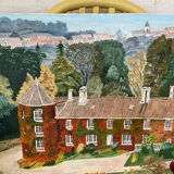 Landscape painting house