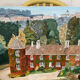 Landscape painting house