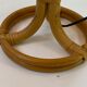 Vintage table lamp rattan and wicker 1970