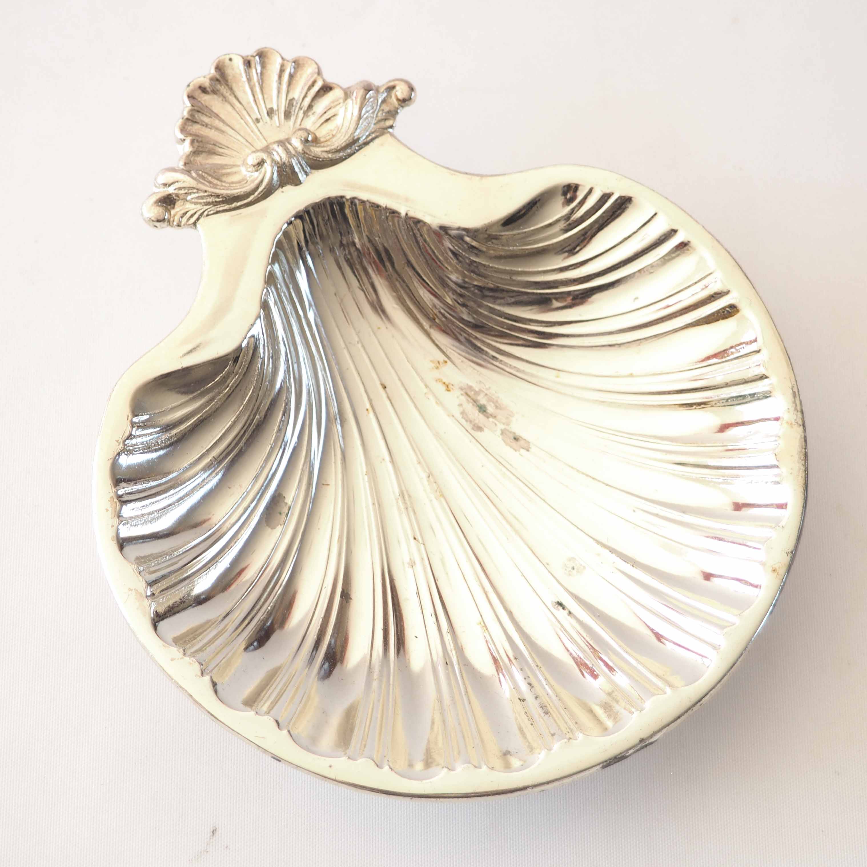 Ramequin st jaques in silver metal