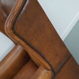 Vintage Dutch Cognac Colored Leather Vintage Dutch Cognac Colored Leather Club ChairClub Chair