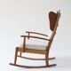Vintage oak rocking chair