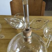 Carafe service and 6 ball glasses