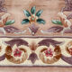 Pink chinese rug in wool 122x235cm