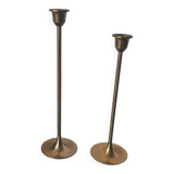 Pair of Scandinavian candlesticks