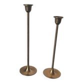 Paire de bougeoirs scandinaves