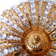 Plafonnier en forme de goutte de verre
