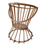 Rattan plant holder