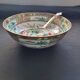 Large soup plate, bowl, salad bowl and ladle in Macao porcelain (19