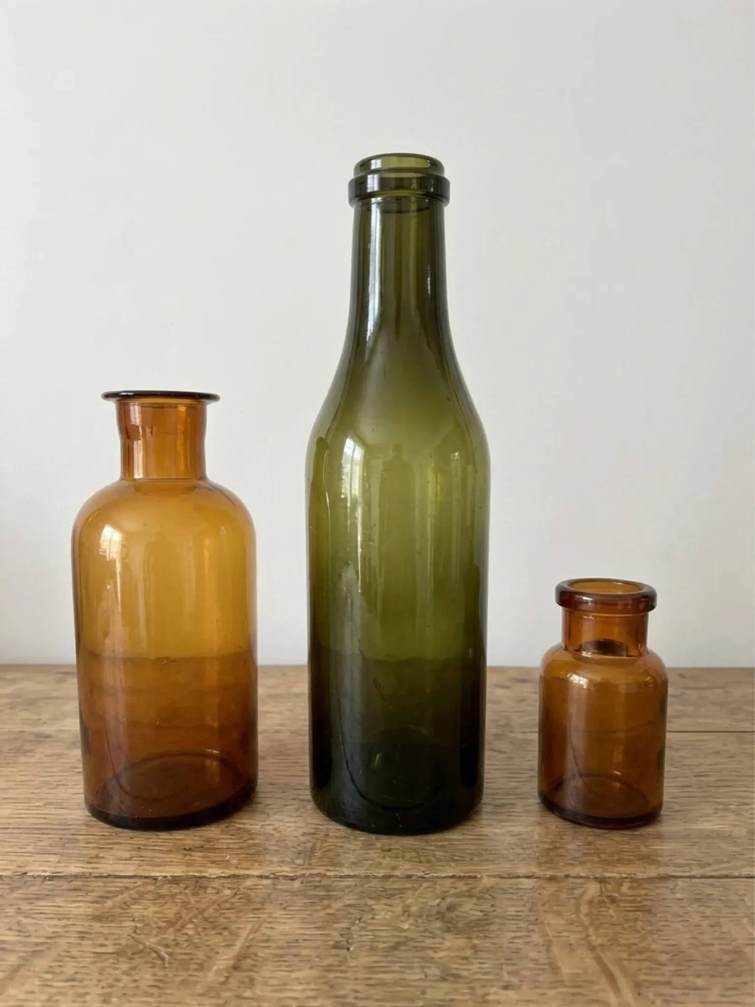 Glass vase bottle