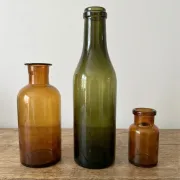 Glass vase bottle