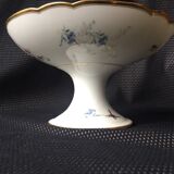 Service - dessert porcelain limoges Haviland H-c decoration flowers birds