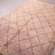 Pink Vintage Handmade Moroccan rug 183 x 313 cm - Berber Wool Rug Authentic
