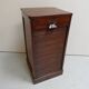 Antique filing cabinet with roller shutter