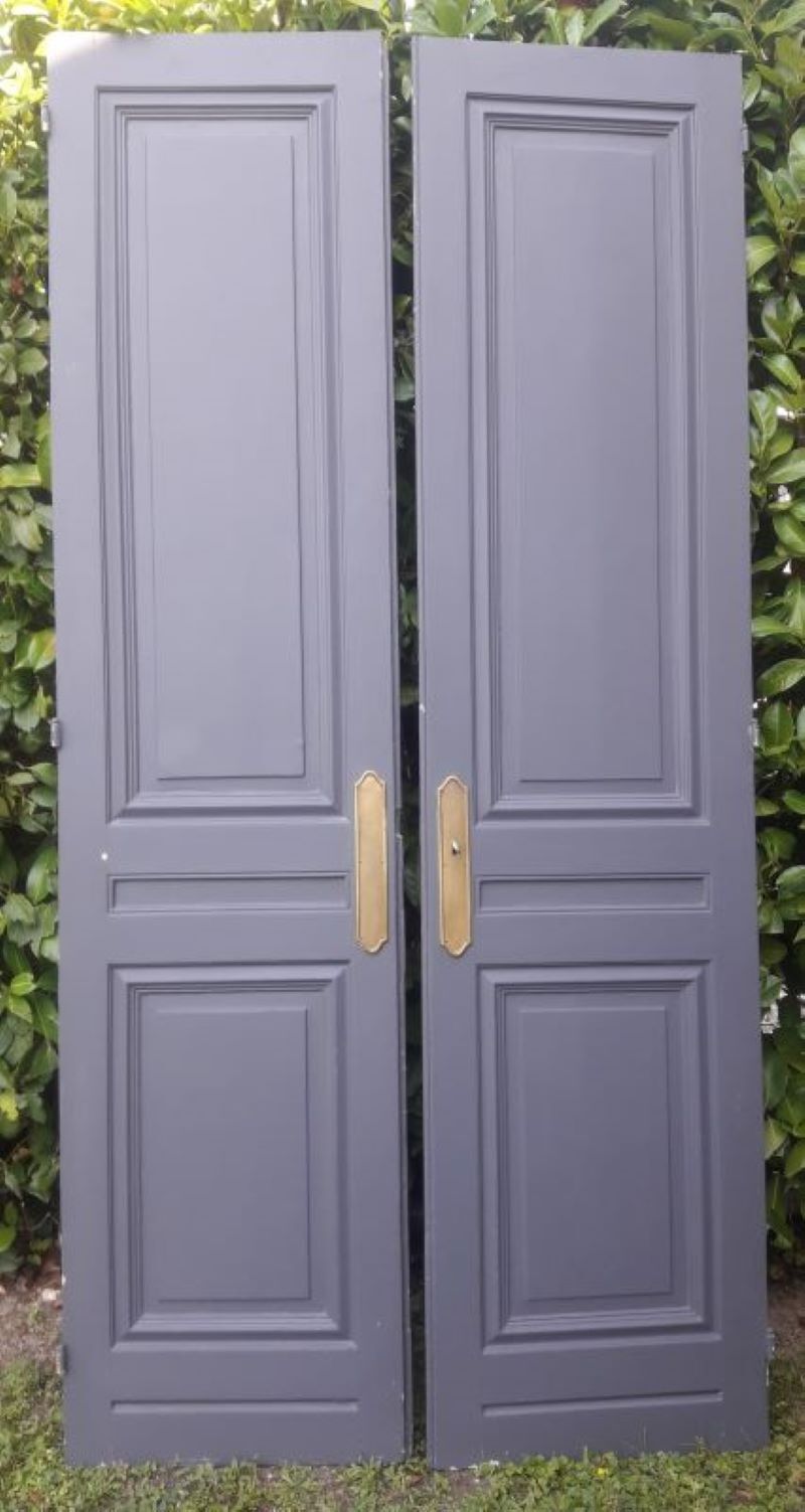 Pair of doors 242,5x116 of antique closet