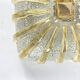 Wall light ceiling light two-tone glass minimalist 1970 1980 seventies eighties LAMP-7274