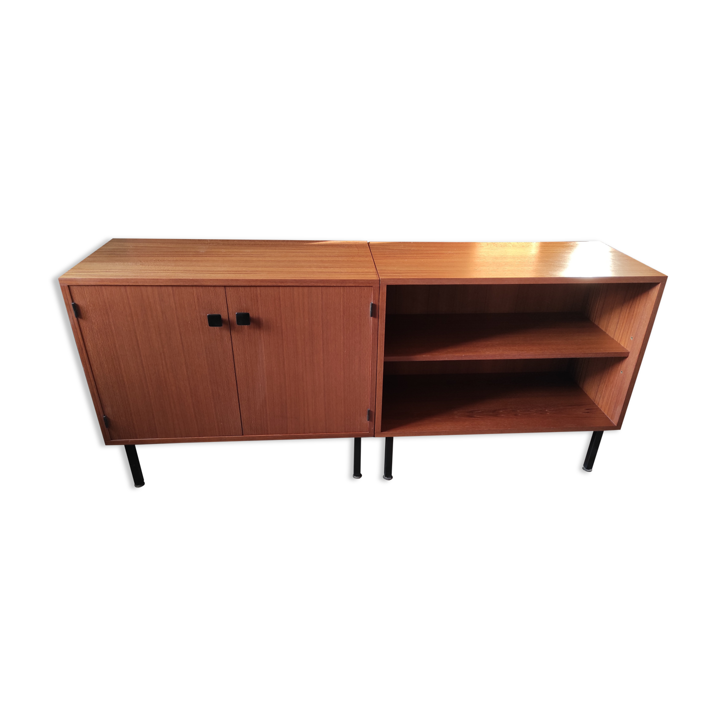 Enfilade 2 modules modernist vintage 1,70m