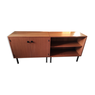 Enfilade 2 modules modernist vintage 1,70m