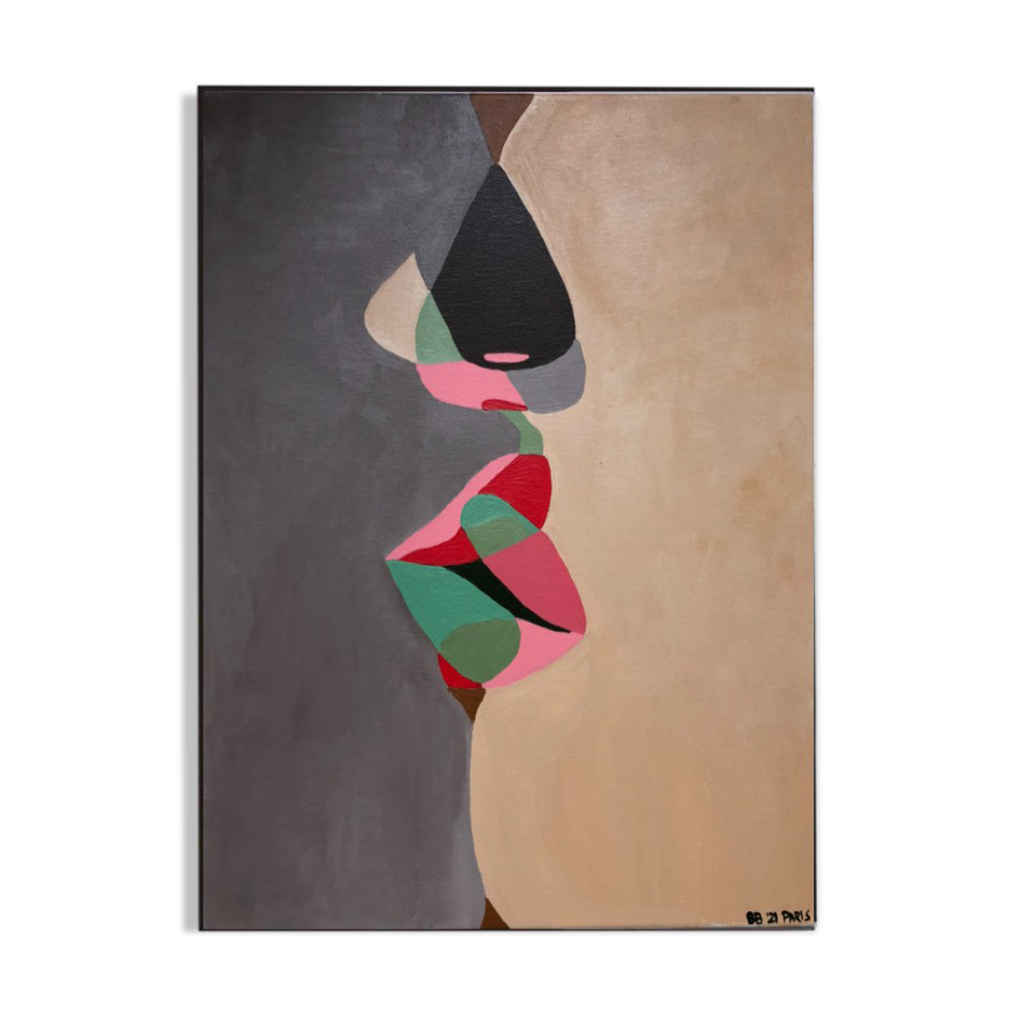 The Abstract Kiss by Bodasca