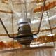 Vintage ethnic lamp from the 70s