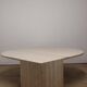 Table basse en travertin, 1980
