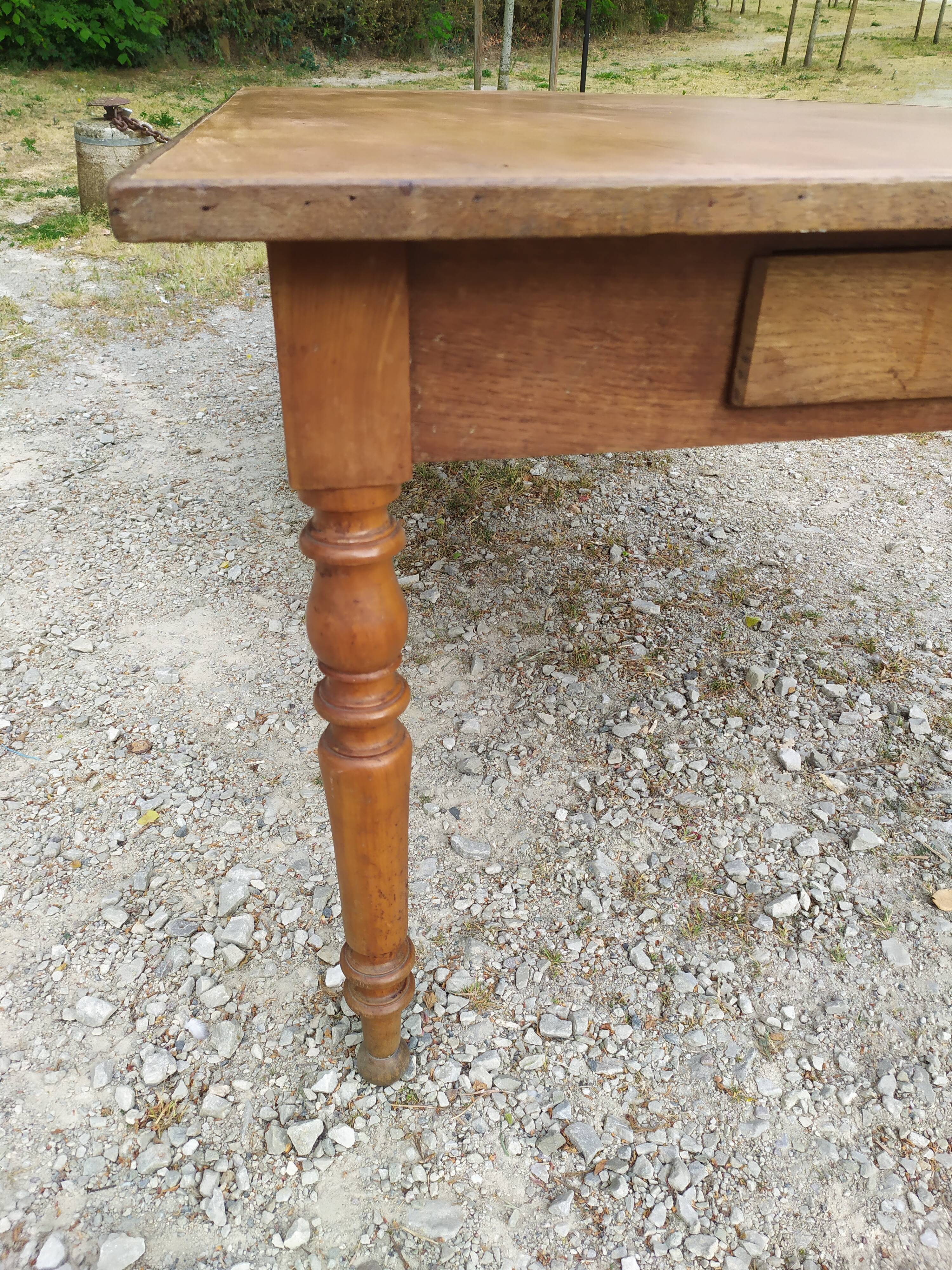 Table de ferme 200 cm extensible