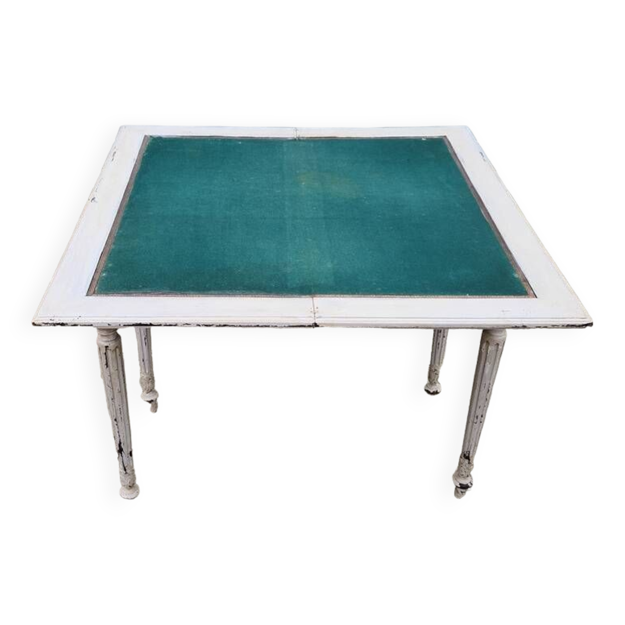 Antique console table with wallet top