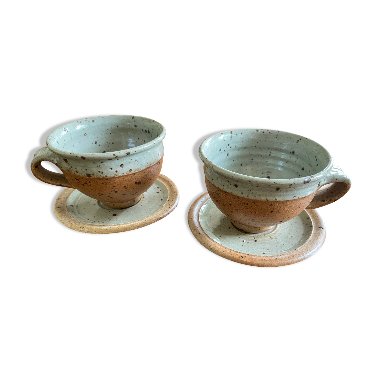 Pyrite sandstone cups by Pierre Digan La Borne