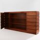 Large modernist cabinet with two doors in mahogany from around 1940.
