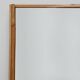Large Vintage seventies Ibiza style rectangular mirror with bamboo frame