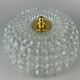 Ceiling light Glashütte Limburg Germany Space Age 60s