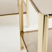 Pair of tables ends of bronze sofa 60s