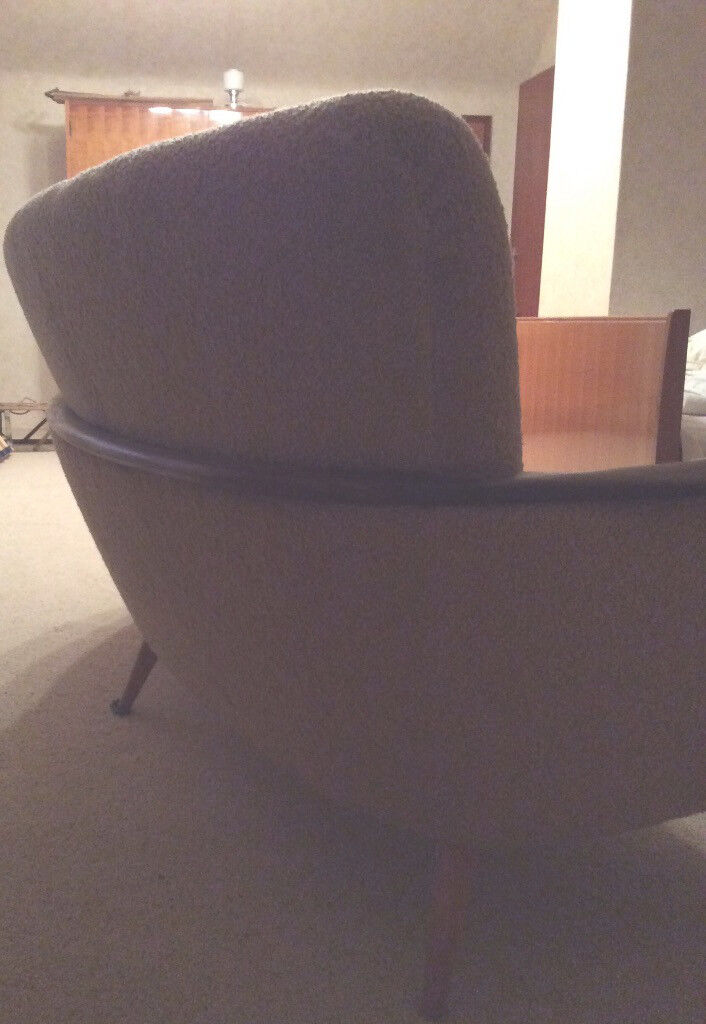 Set arc + 2 chairs 50s 60s Danish sofa good condition