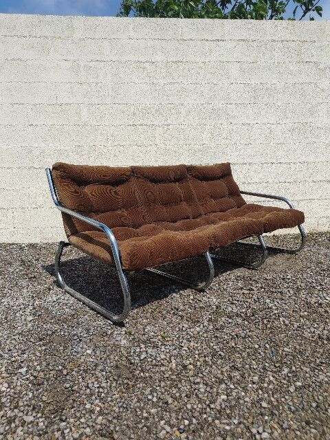 Vintage velvet sofa