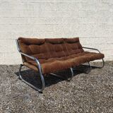 Vintage velvet sofa