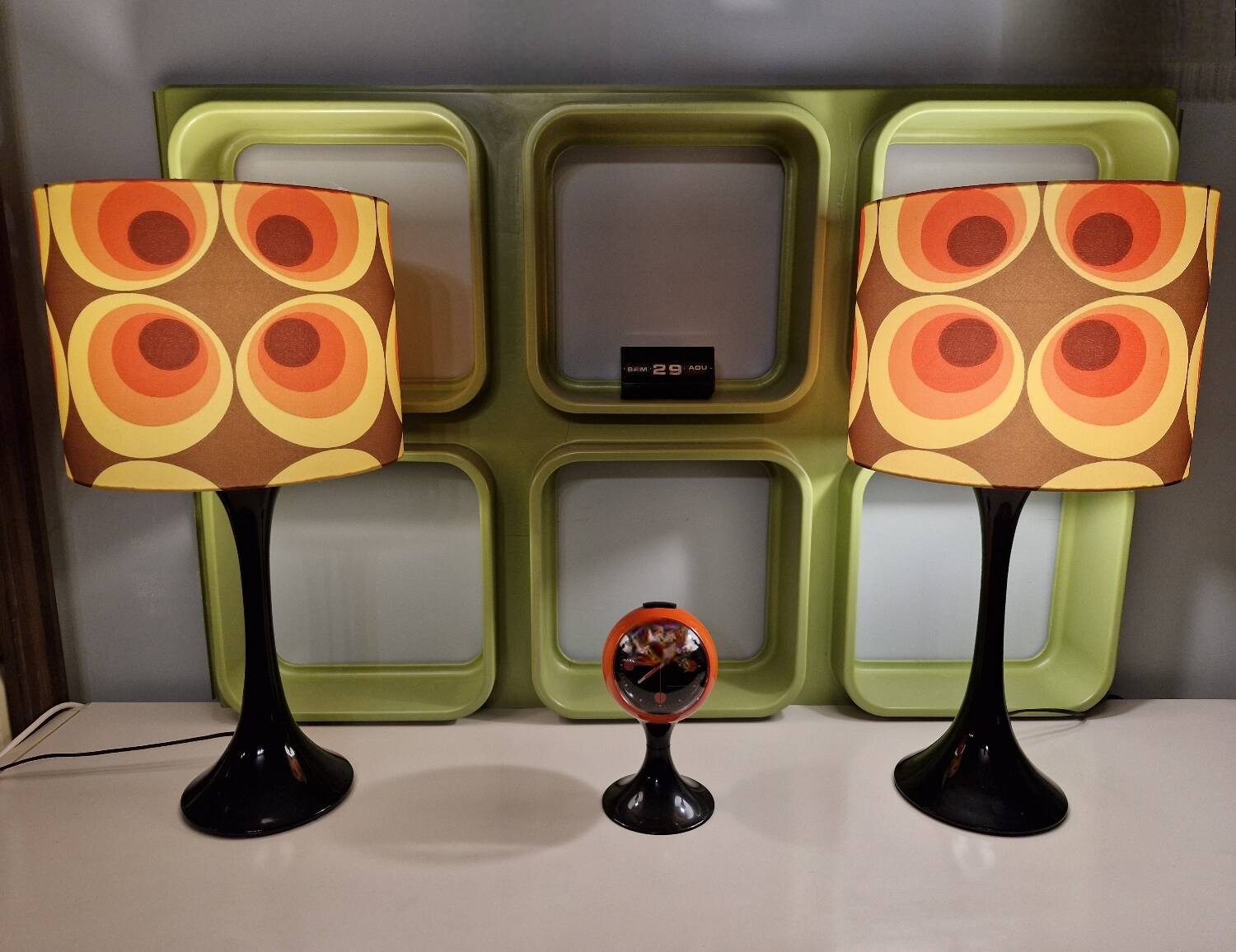 Pair of Paloma Habitat Vintage 80s Lamps