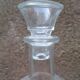 Carafe en verre à décor Vichy