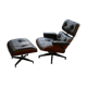 Lounge chair and ottoman by Charles & Ray Eames US edition Herman Miller 1980