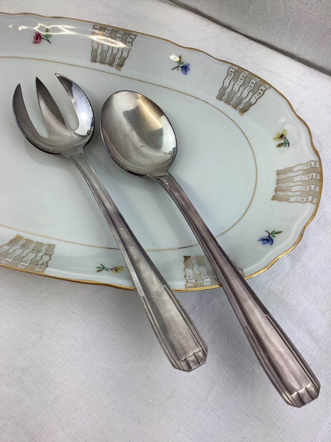 Covered salad service Fabrique Alfenide